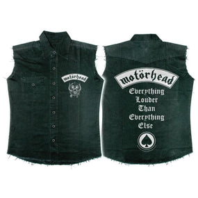 Motorhead - Sleeveless Black Work Shirt (Everything Louder)