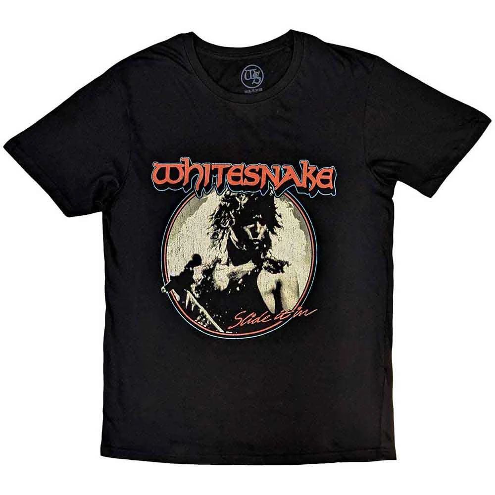 Whitesnake - Slide It In Black Shirt - 100% Official Merchandise - COMING SOON