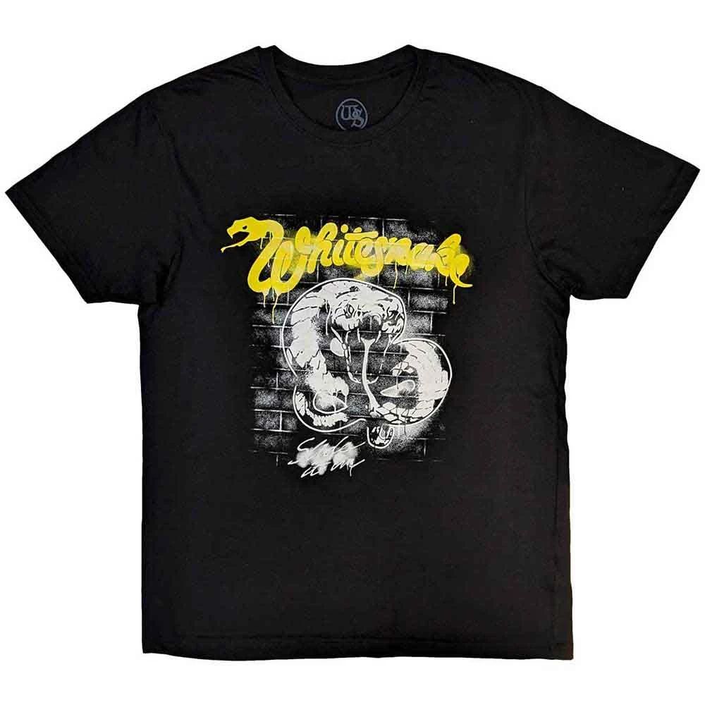 Whitesnake - Graffiti Snake Black Shirt - 100% Official Merchandise - COMING SOON