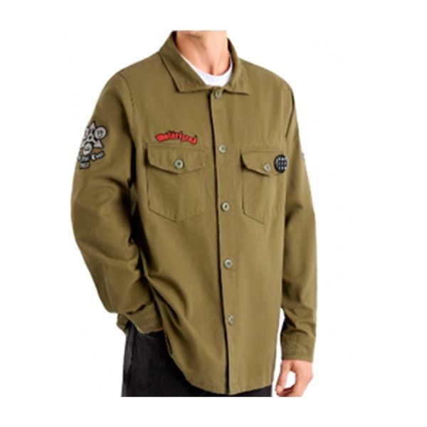 Motorhead - Iron Fist Khaki Military Work Shirt