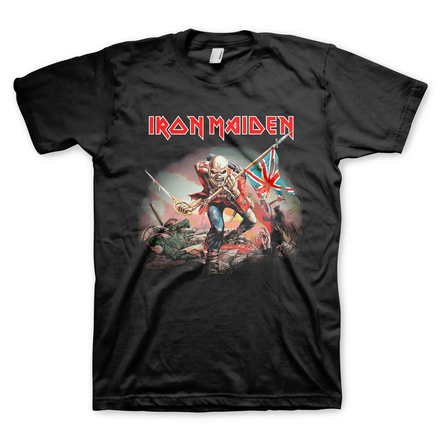 Iron Maiden - 3XL, 4XL & 5XL Trooper Black Shirt - 100% Official Merchandise - COMING SOON
