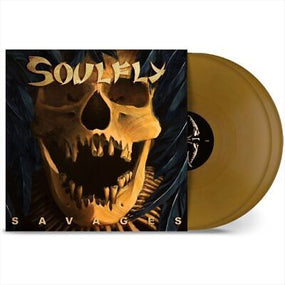 Soulfly - Savages (2023 2LP Gold vinyl gatefold reissue with 2 bonus tracks) - Vinyl - New