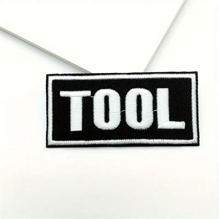 Tool - Block Logo (75mm x 35mm) Sew-On Patch