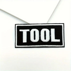 Tool - Block Logo (75mm x 35mm) Sew-On Patch