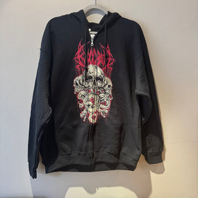 Bloodbath - Zip Black Hoodie (Skull)
