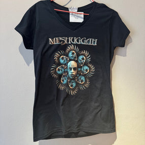 Meshuggah - Faces Womens Fitted Black Shirt - 100% Official Merchandise