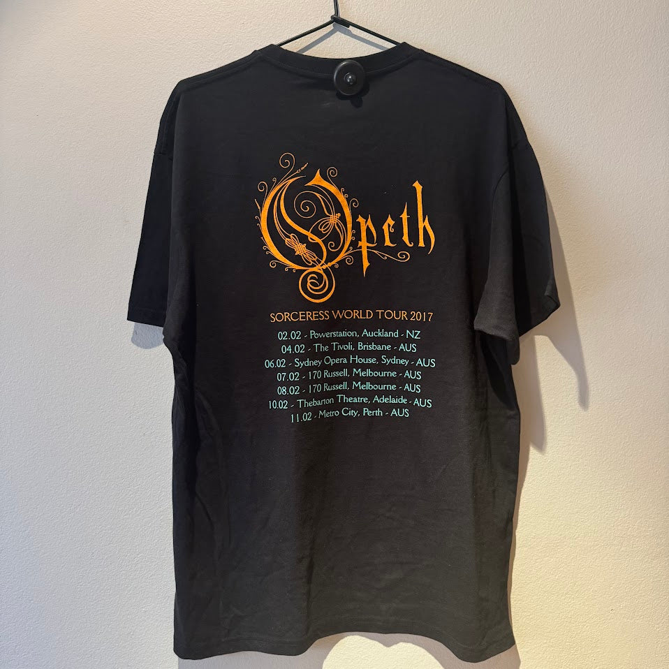 Opeth - Sorceress 2017 Aust. Tour Black Shirt