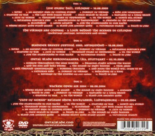 Amon Amarth - Wrath Of The Norsemen (3DVD) (2015 reissue) (R1) - DVD - Music