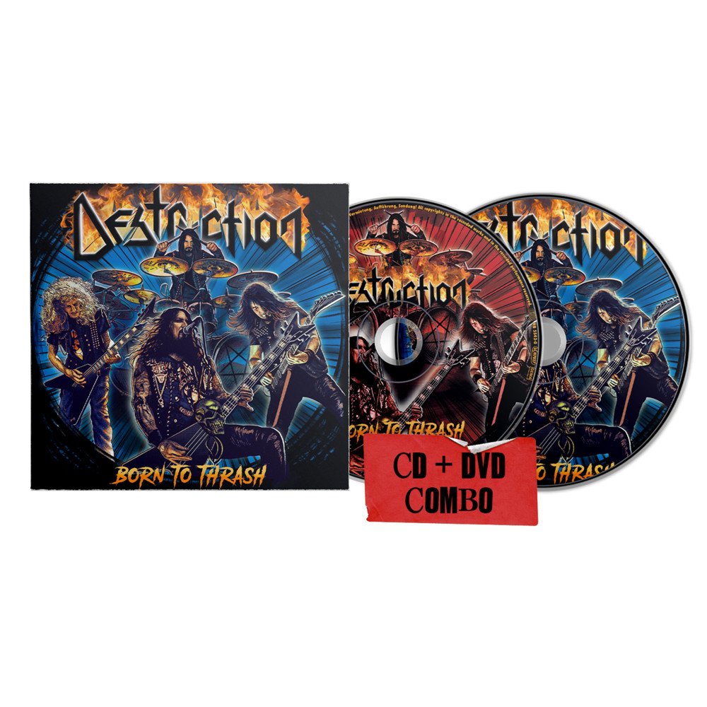 Destruction - Born To Thrash - Live In Germany (CD/DVD digi.) - CD - New