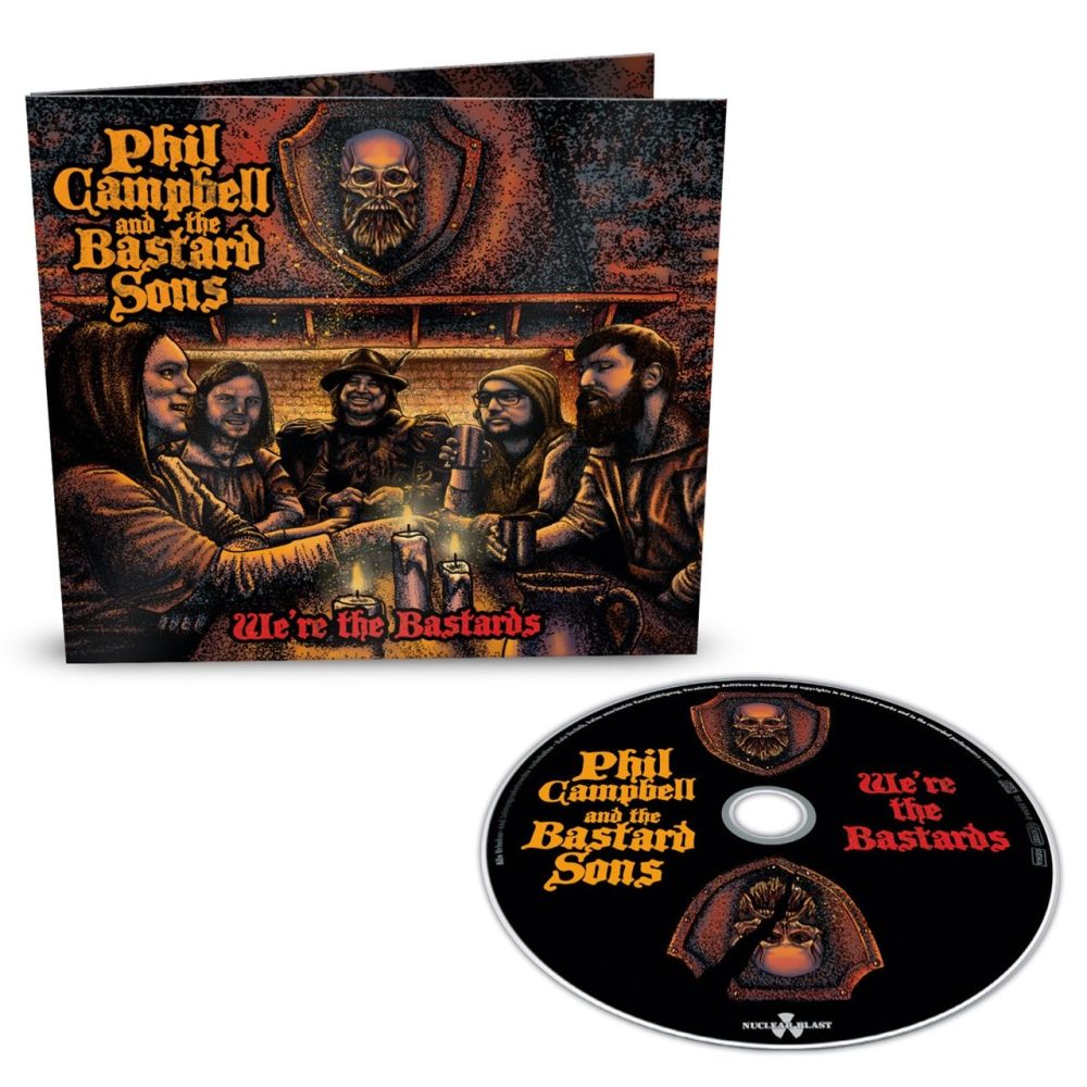 Campbell, Phil And The Bastard Sons - We're The Bastards (Ltd. Ed. digi. w. 4 bonus tracks) - CD - New