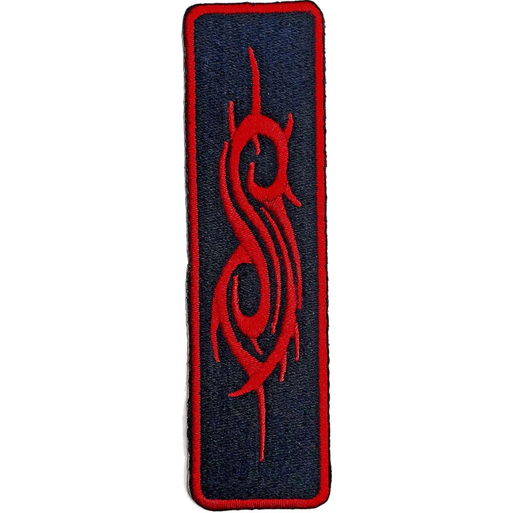 Slipknot - Red Tribal Sigil (100mm x 25mm) Sew-On Patch