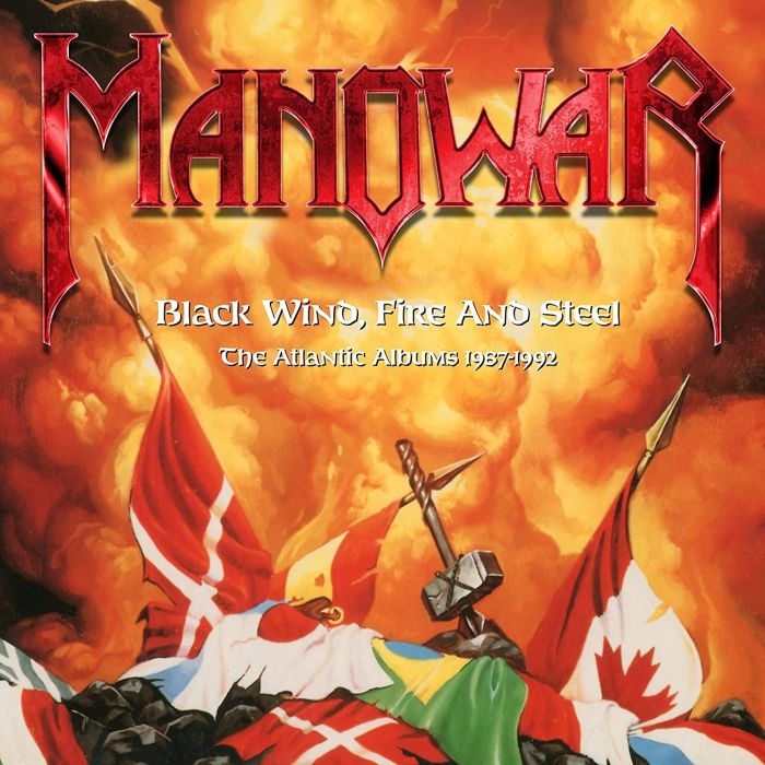 Manowar - Black Wind, Fire And Steel - The Atlantic Albums 1987-1992 (Fighting The World/Kings Of Metal/The Triumph Of Steel) (3CD Box Set) - CD - New