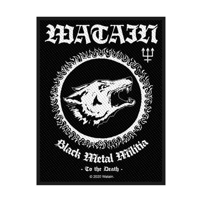 Watain - Black Metal Militia (100mm x 80mm) Sew-On Patch
