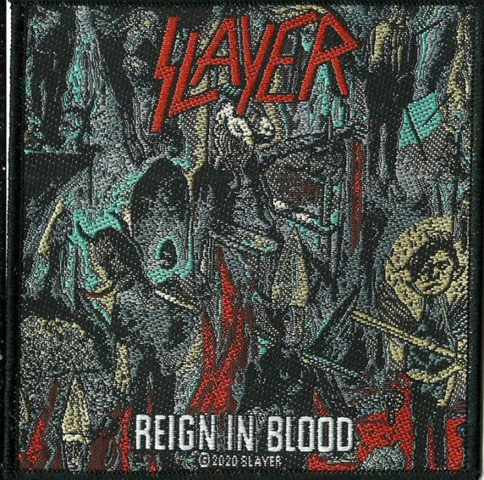 Slayer - Reign In Blood (100mm x 100mm) Sew-On Patch