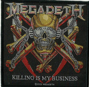 Megadeth - Killing Is My Business (100mm x 100mm) Sew-On Patch
