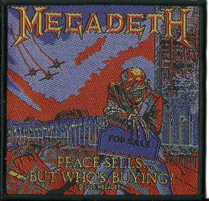 Megadeth - Peace Sells (100mm x 100mm) Sew-On Patch