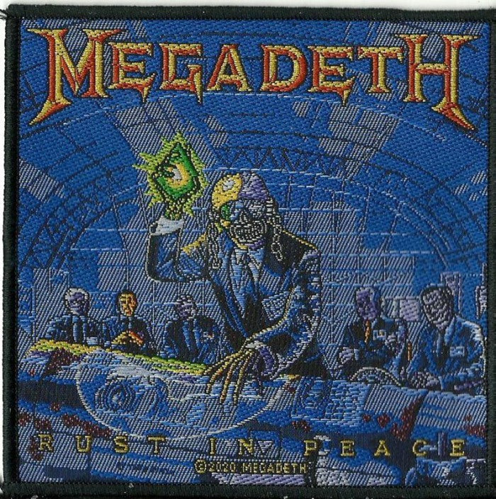 Megadeth - Rust In Peace (100mm x 100mm) Sew-On Patch