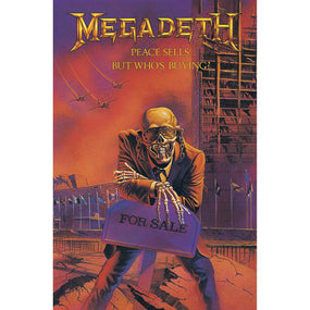 Megadeth - Premium Textile Poster Flag (Peace Sells) 104cm x 66cm