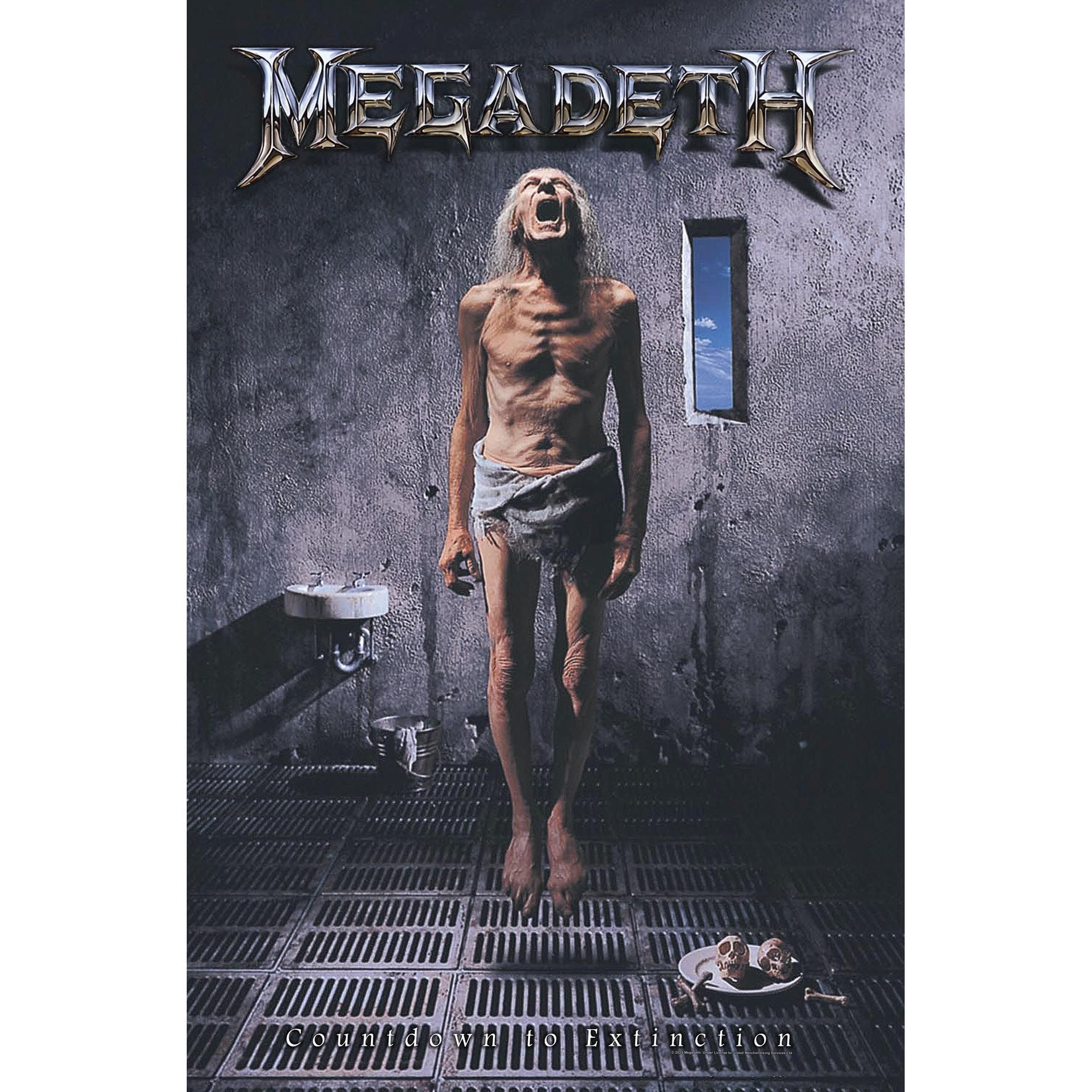 Megadeth - Premium Textile Poster Flag (Countdown To Extinction) 104cm x 66cm