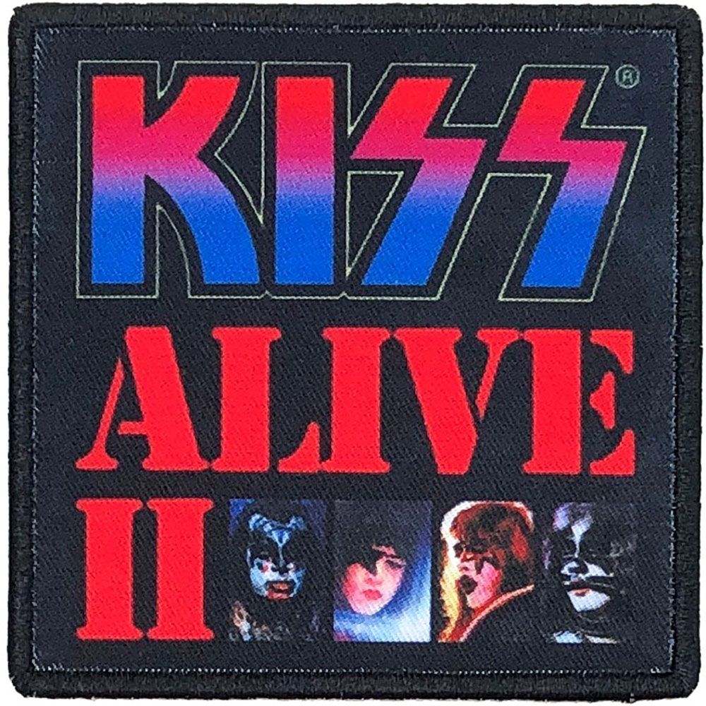 Kiss - Alive II (90mm x 90mm) Sew-On Patch