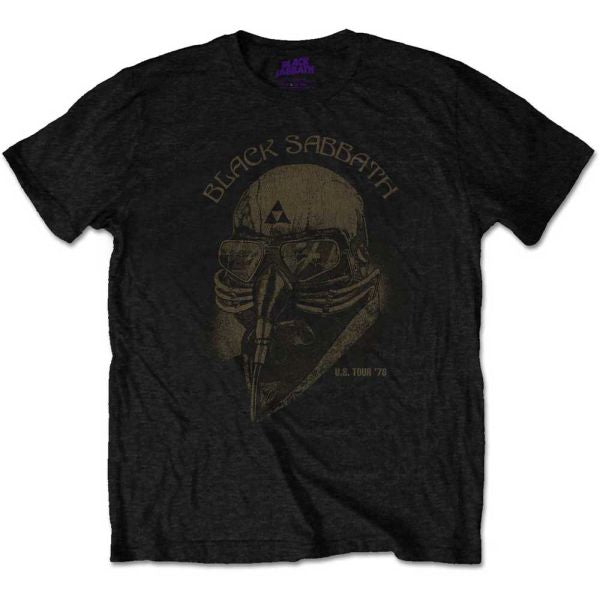Black Sabbath - 4XL & 5XL Tour 78 Mask Black Shirt