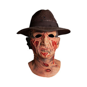 Nightmare On Elm Street - Freddy Krueger Premium Mask with Fedora Hat