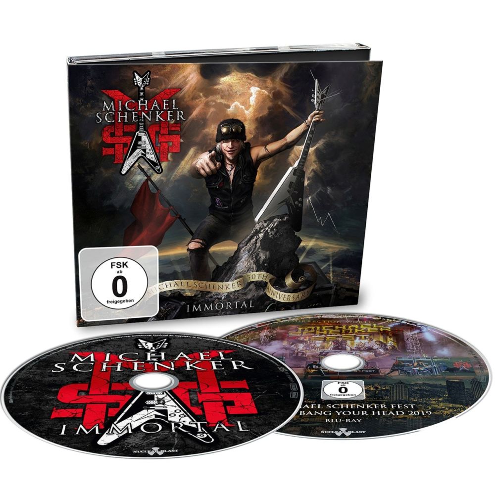 Schenker, Michael Group - Immortal (Deluxe Ed. CD digipak with Live At Bang Your Head 2019 Blu-Ray) (RA/B/C) - CD - New