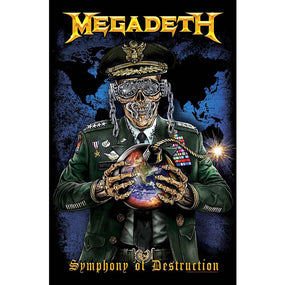 Megadeth - Premium Textile Poster Flag (Symphony Of Destruction) 104cm x 66cm
