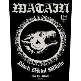 Watain - Black Metal Militia - Sew-On Back Patch (295mm x 265mm x 355mm)