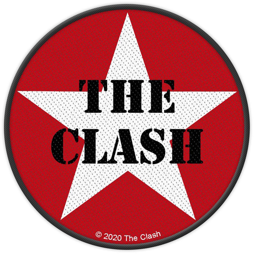 Clash, The - Military Logo Woven (95mm) Sew-On Patch