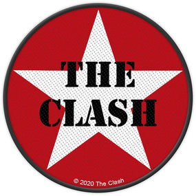 Clash, The - Military Logo Woven (95mm) Sew-On Patch