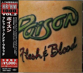 Poison - Flesh And Blood (Jap. 2020 reissue w. 2 bonus tracks) - CD - New