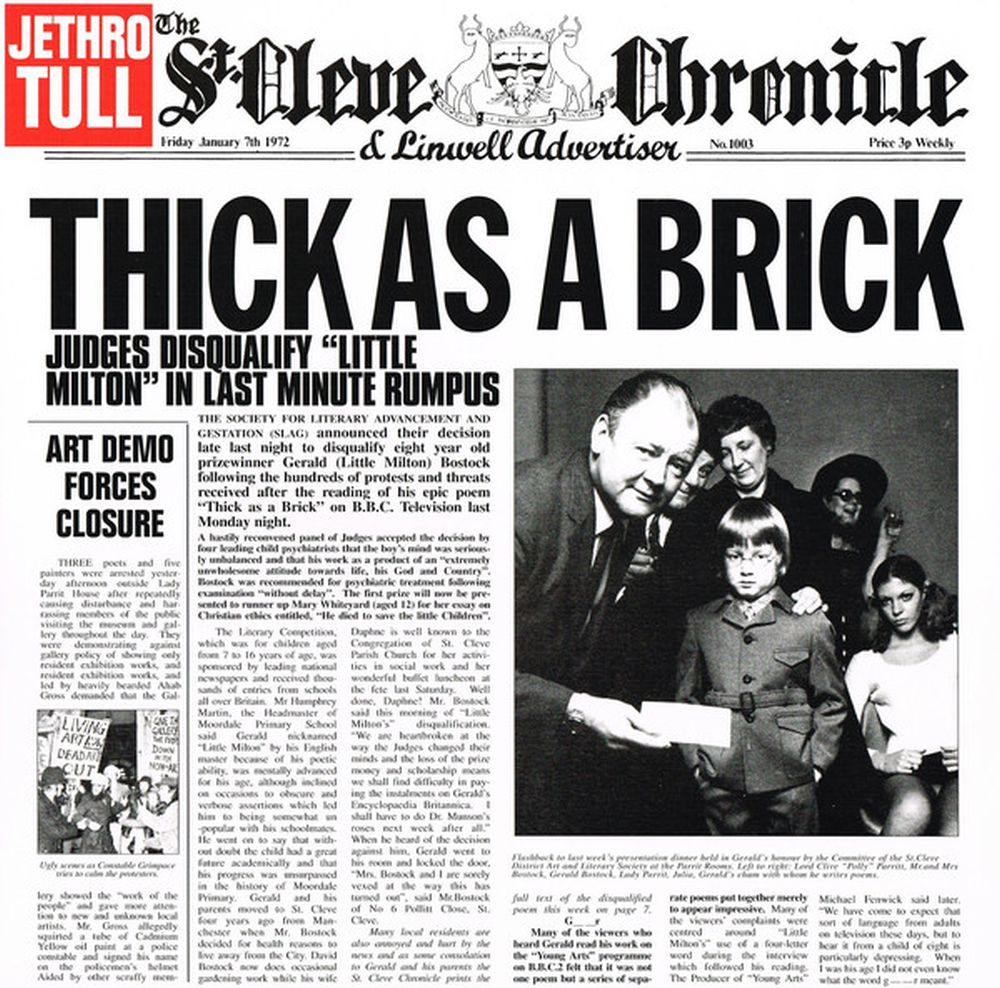 Jethro Tull - Thick As A Brick: The Steven Wilson 2012 Stereo Remix (180g) - Vinyl - New