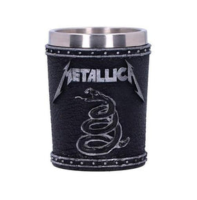 Metallica - Shot Glass (Black Album - high quality resin cast w. removable stainless steel insert)
