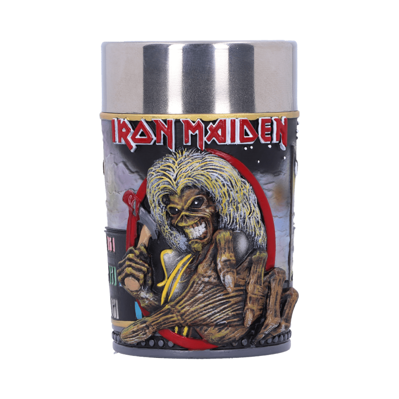 Iron Maiden - Shot Glass (Killers - high quality resin cast w. removable stainless steel insert)