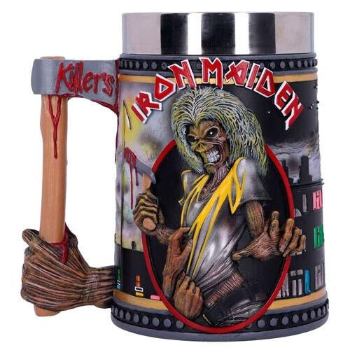 Iron Maiden - Tankard Killers - Pint (560ml) 14.5cm high quality resin cast w. removable stainless steel insert