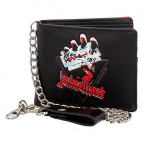 Judas Priest - British Steel - Bi-Fold Wallet with Chain - Leather