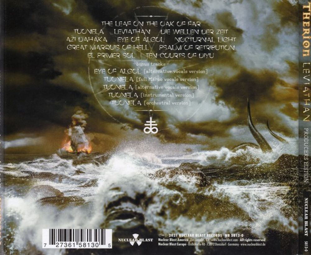 Therion - Leviathan (Producers Edition digi. w. 5 bonus tracks) (U.S.) - CD - New