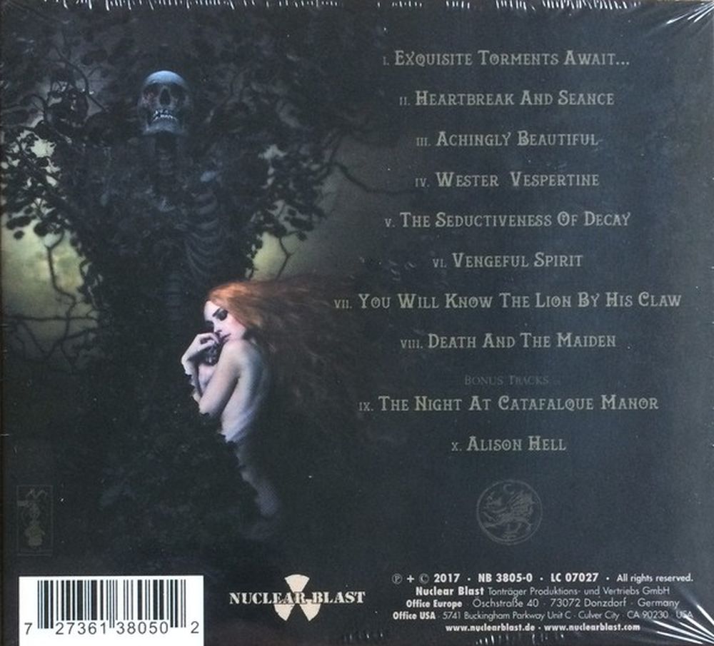 Cradle Of Filth - Cryptoriana - The Seductiveness Of Decay (U.S. digi. w. 2 bonus tracks) - CD - New