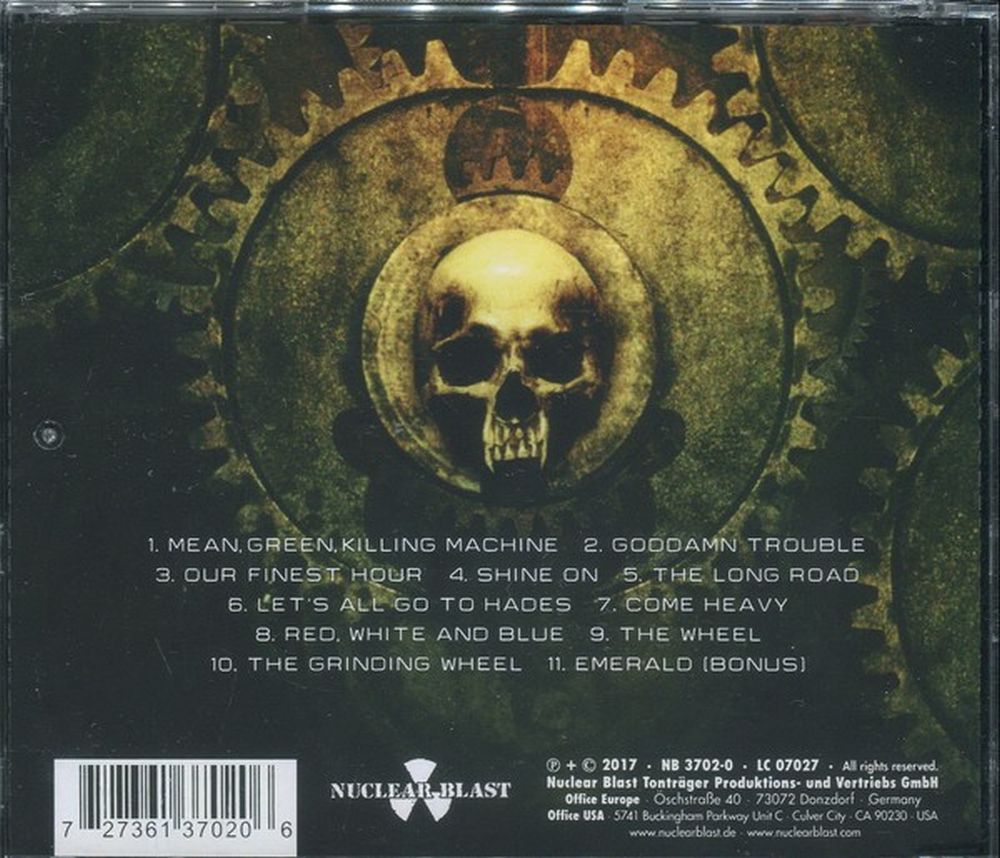 Overkill - Grinding Wheel, The (U.S. digi. w. bonus track) - CD - New