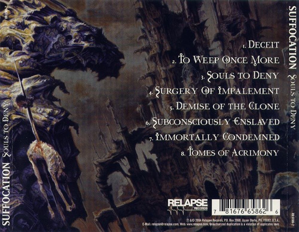 Suffocation - Souls To Deny - CD - New
