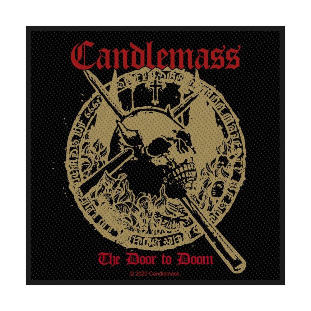 Candlemass - Door To Doom (100mm x 100mm) Sew-On Patch