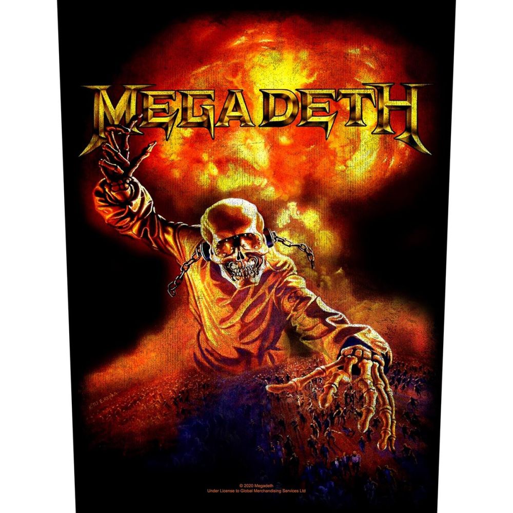 Megadeth - Nuclear - Sew-On Back Patch (295mm x 265mm x 355mm)