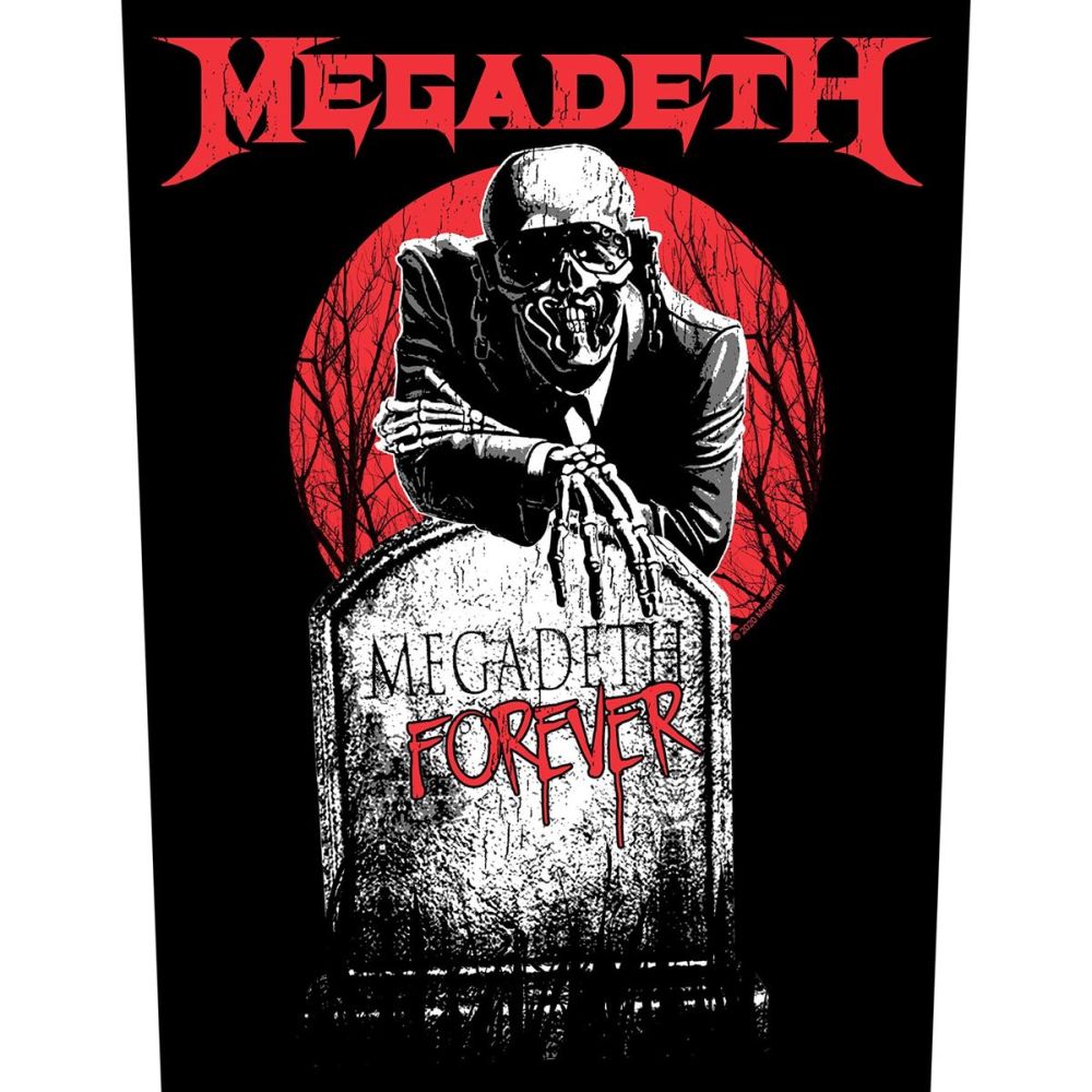 Megadeth - Tombstone - Sew-On Back Patch (295mm x 265mm x 355mm)