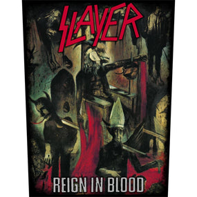 Slayer - Reign In Blood - Sew-On Back Patch (295mm x 265mm x 355mm)