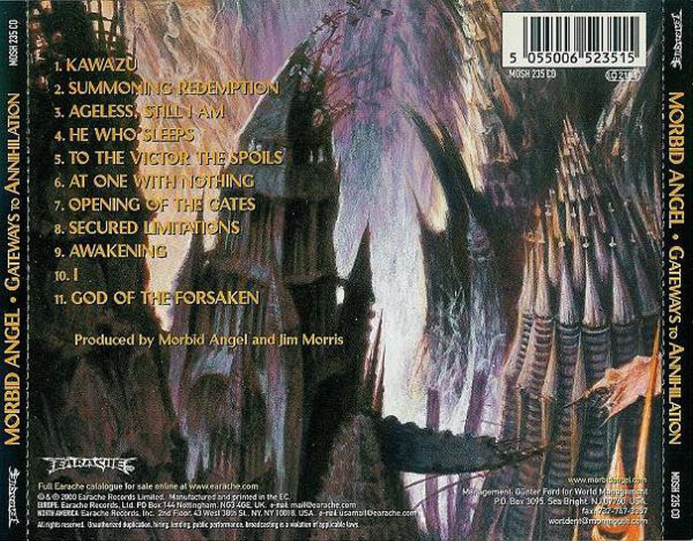 Morbid Angel - Gateways To Annihilation (2024 reissue) - CD - New