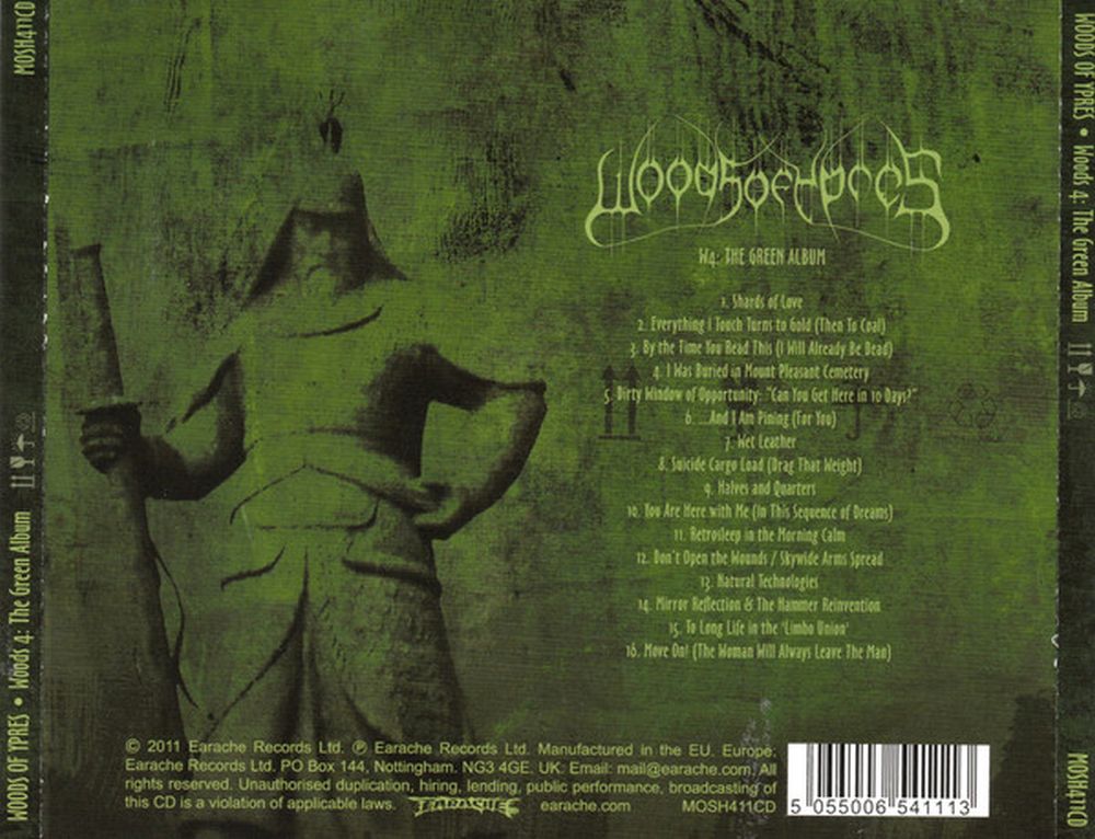 Woods Of Ypres - Woods 4: The Green Album - CD - New