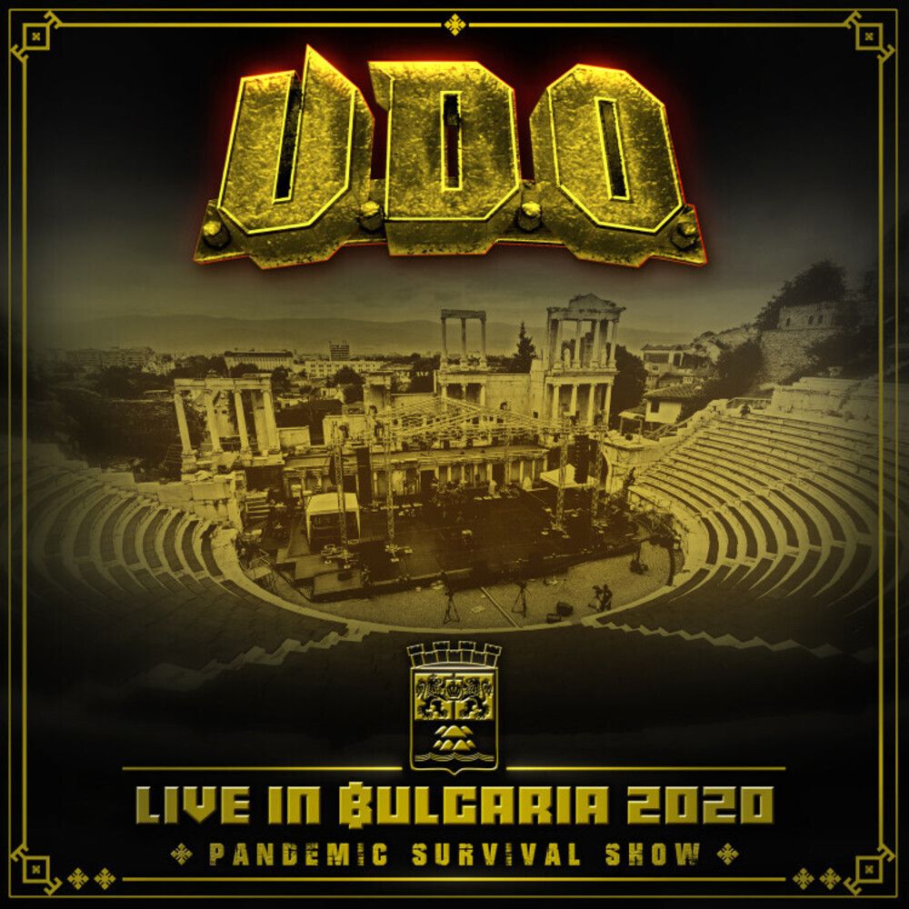 U.D.O. - Live In Bulgaria 2020: Pandemic Survival Show (2CD/Blu-Ray) (RA/B/C) - CD - New