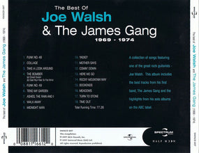 Walsh, Joe & The James Gang - Best Of Joe Walsh & The James Gang 1969-1974, The - CD - New