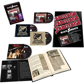Black Sabbath - Sabotage (Super Deluxe Ed. 4CD Box Set w. concert book, poster + 60pg book) - CD - New